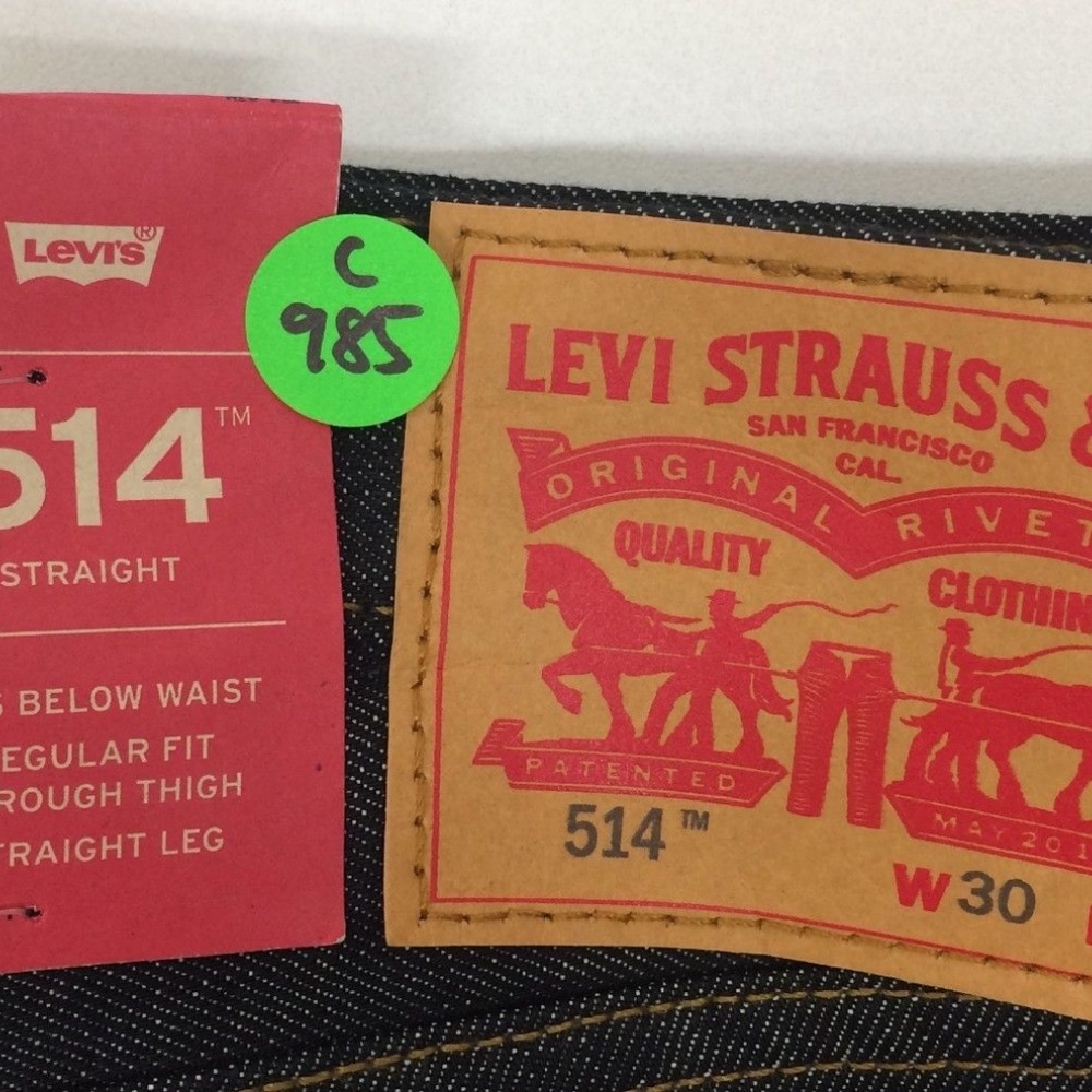 Levi's Men's 514 Straight Fit Jeans Sz 30x32 - Picture 4 of 4